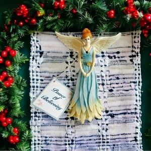 Celestial Angel Figurine September Sapphire Power of Believing 5.5" NWT Patience